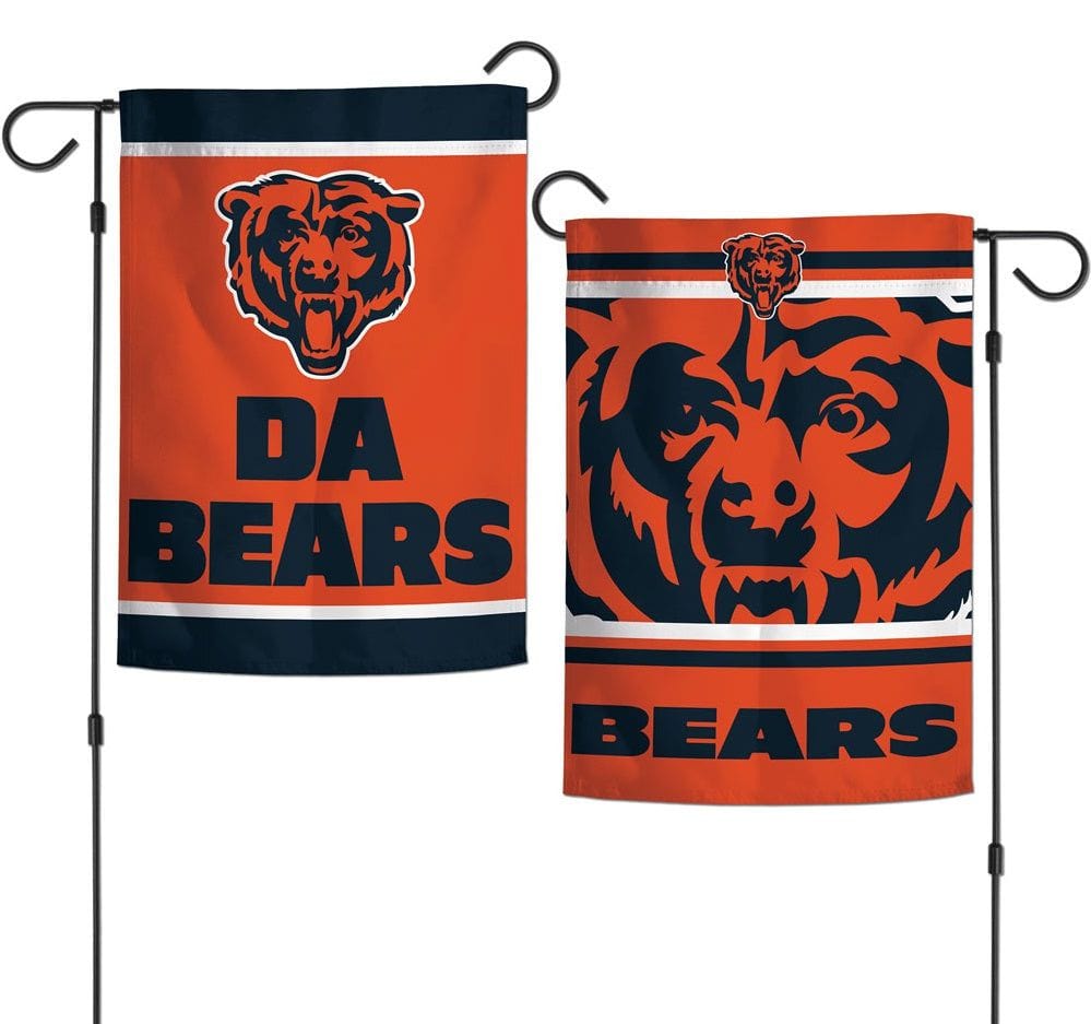 Chicago Bears Garden Flag 2 Sided Logo Da Bears 75709118 Heartland Flags