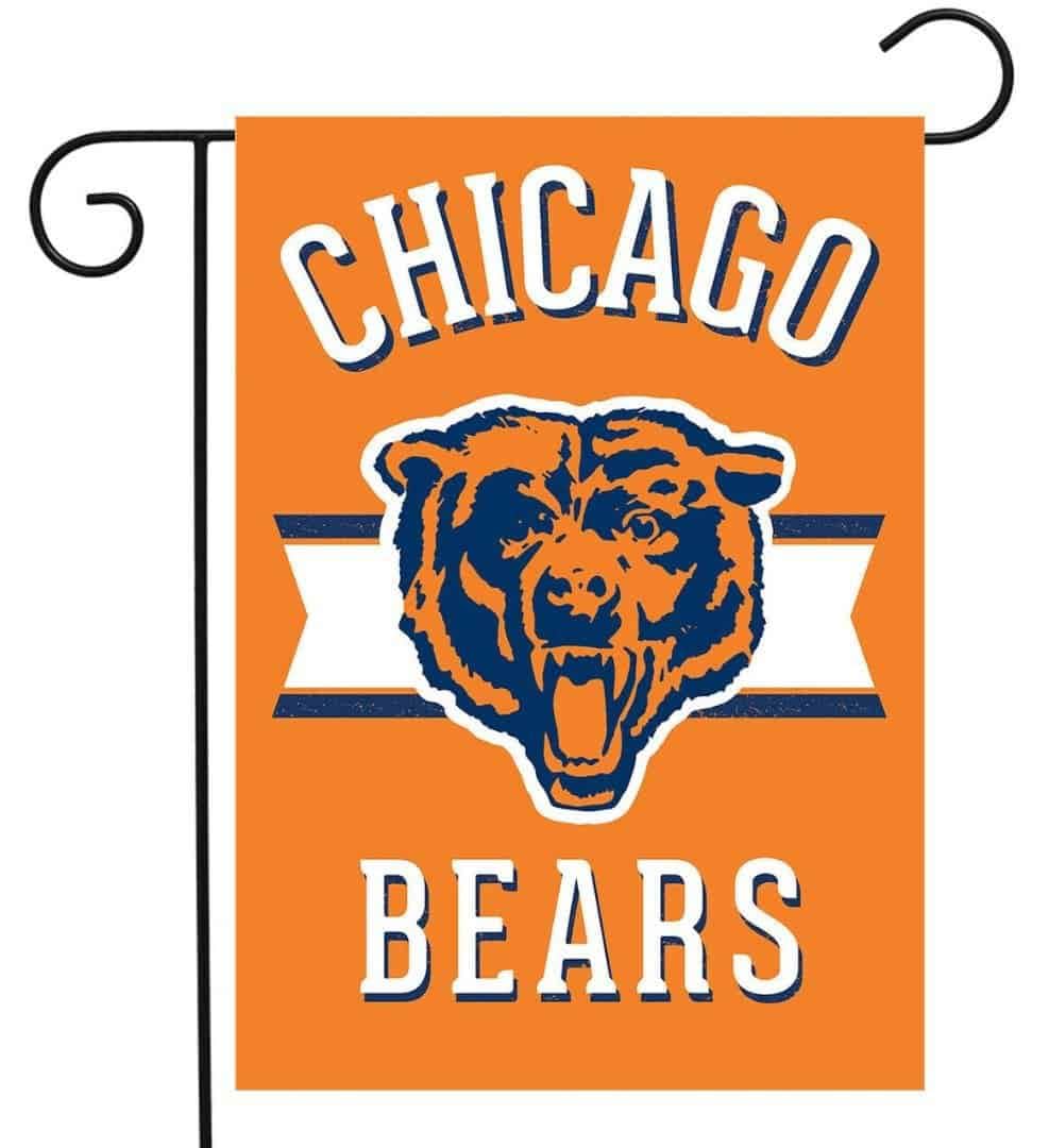 Chicago Bears Garden Flag 2 Sided Orange Classic G01418 Heartland Flags