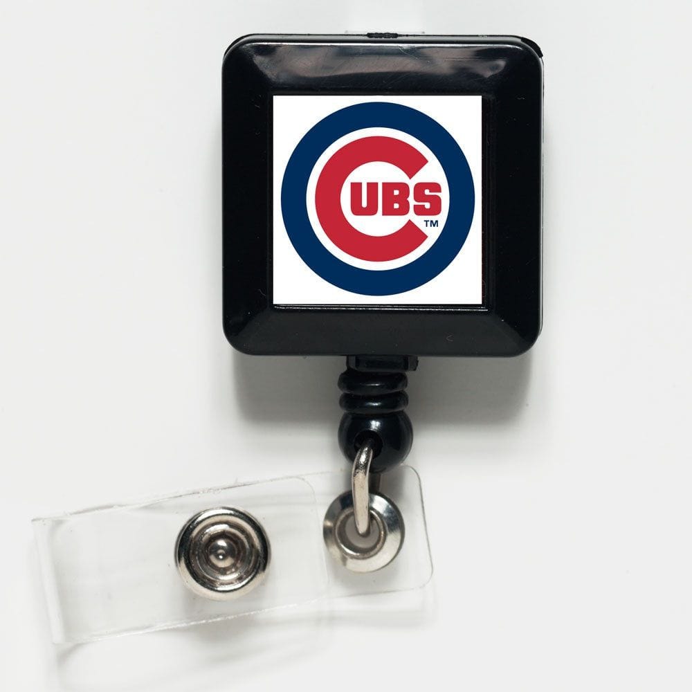 Chicago Cubs Reel Retractable Name ID Badge Holder 15306071 Heartland Flags