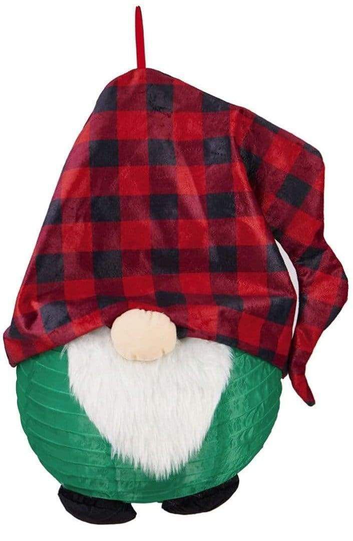 Christmas Gnome Beaming Buddies Collapsible Lantern 45L385 Heartland Flags