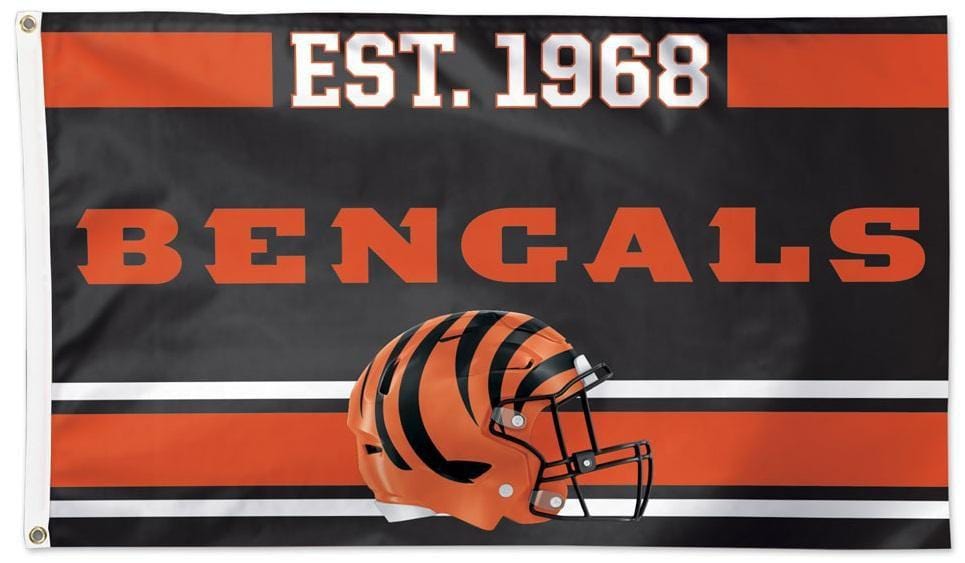 Cincinnati Bengals Flag 3x5 Est 1968 32615321 Heartland Flags