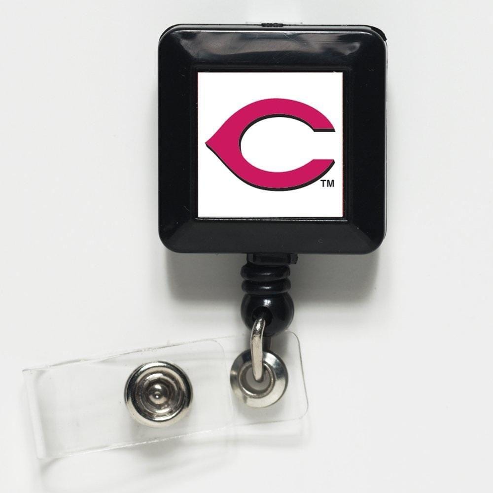 Cincinnati Reds Reel Retractable Badge Holder 15307031 Heartland Flags