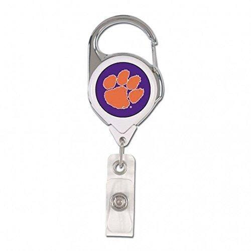 Clemson Tigers Reel 2 Sided Retractable Badge Holder 62465011 Heartland Flags