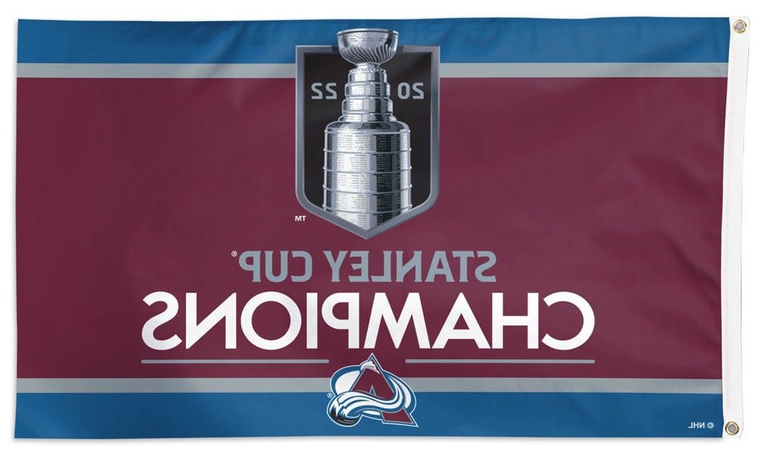 Colorado Avalanche Flag 3x5 Stanley Cup Champions 52292317 Heartland Flags