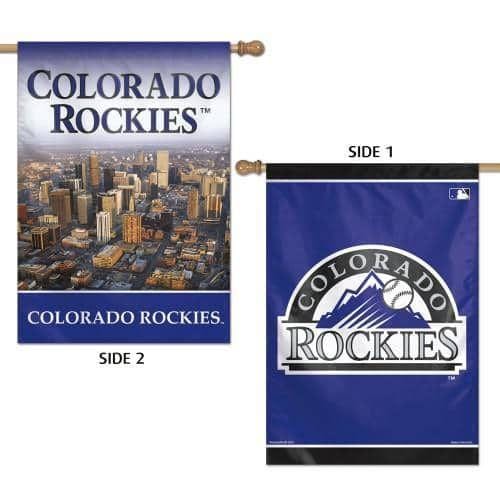 Colorado Rockies Banner 2 Sided Logo MLB House Flag 41144013 Heartland Flags