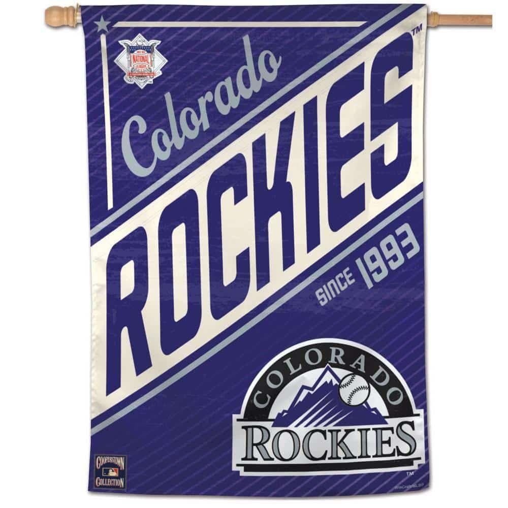 Colorado Rockies Flag Cooperstown Collection House Banner 05225419 Heartland Flags