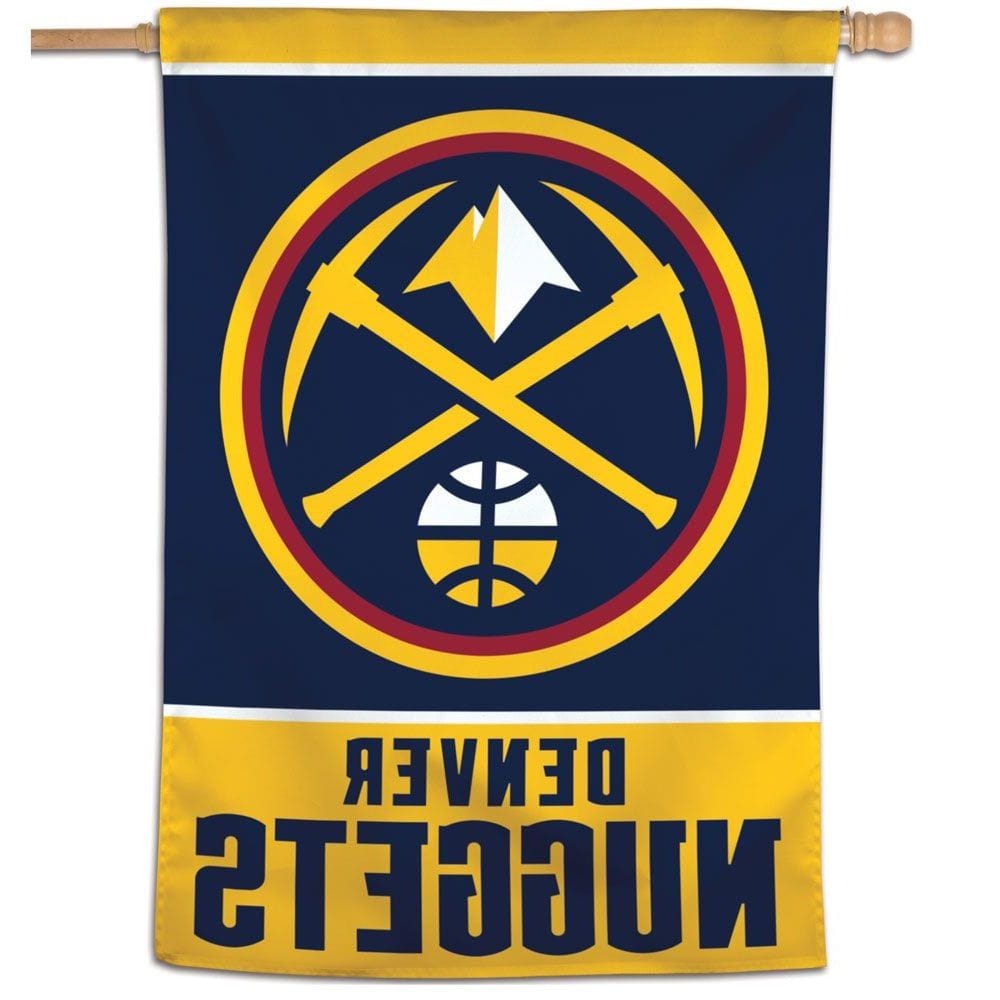 Denver Nuggets Banner Pickaxe Logo Vertical Flag 01971018 Heartland Flags