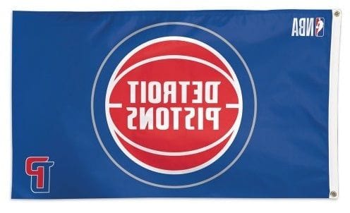 Detroit Pistons Flag 3x5 Logo 02389117 Heartland Flags