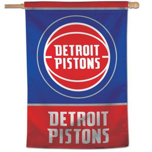 Detroit Pistons Flag Vertical House Banner 12872427 Heartland Flags