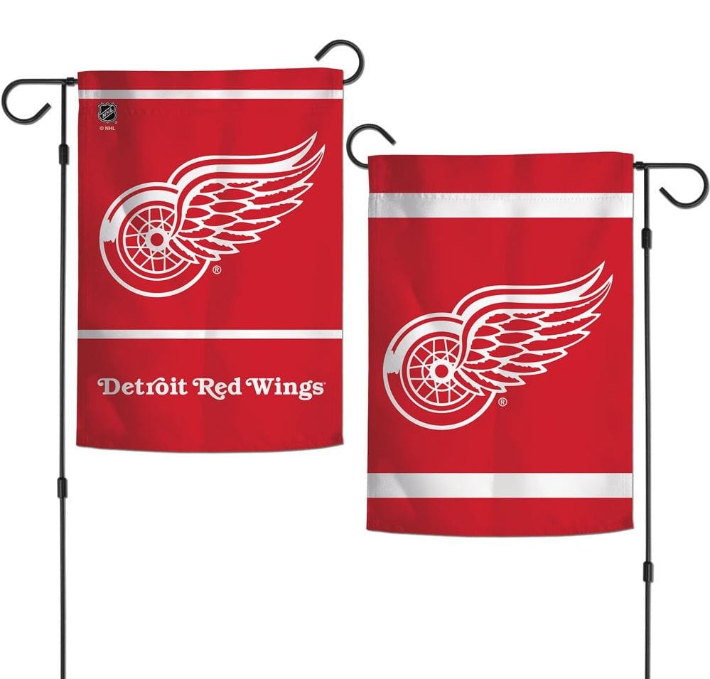 Detroit Red Wings Garden Flag 2 Sided Logo Red 92374017 Heartland Flags