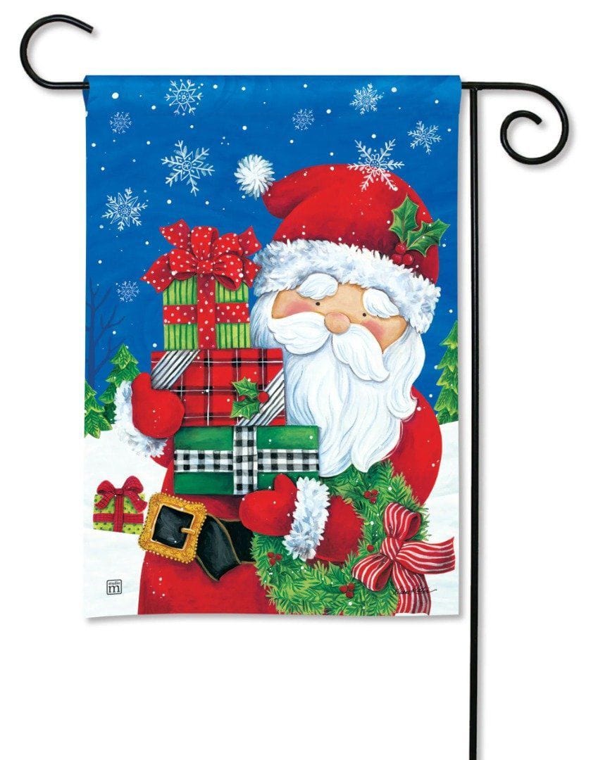 Gifts From Santa Garden Flag 2 Sided Christmas 33129 Heartland Flags