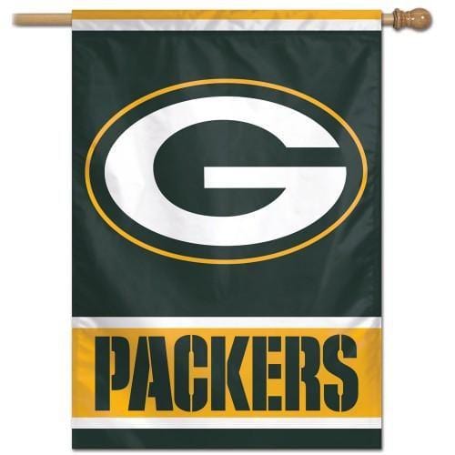 Green Bay Packers Flag Vertical Logo Banner 10294617 Heartland Flags