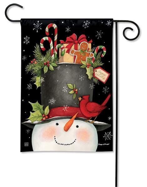 Hatful of Goodies Christmas Garden Flag 2 Sided 31780 Heartland Flags