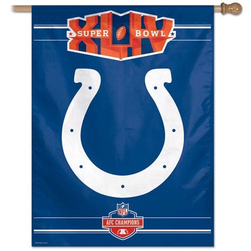 Indianapolis Colts Flag 2009 AFC Champions Super Bowl Banner 19560010 Heartland Flags