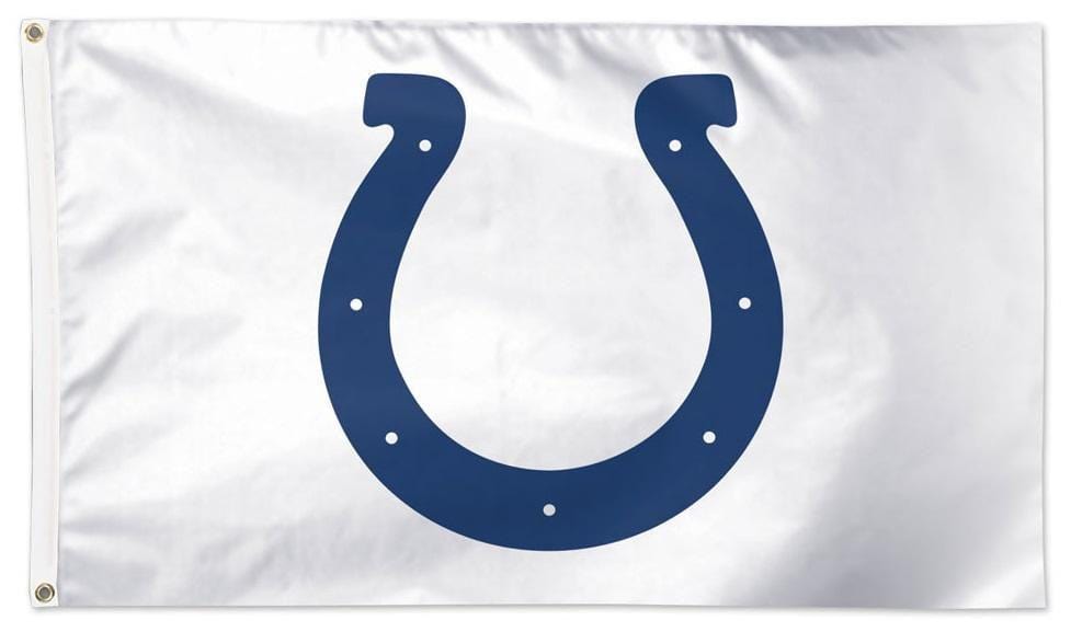 Indianapolis Colts Flag 3x5 White Logo 33013321 Heartland Flags