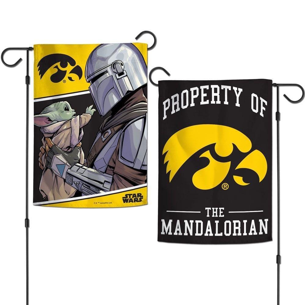 Iowa Hawkeyes Garden Flag 2 Sided Mandalorian 23227320 Heartland Flags