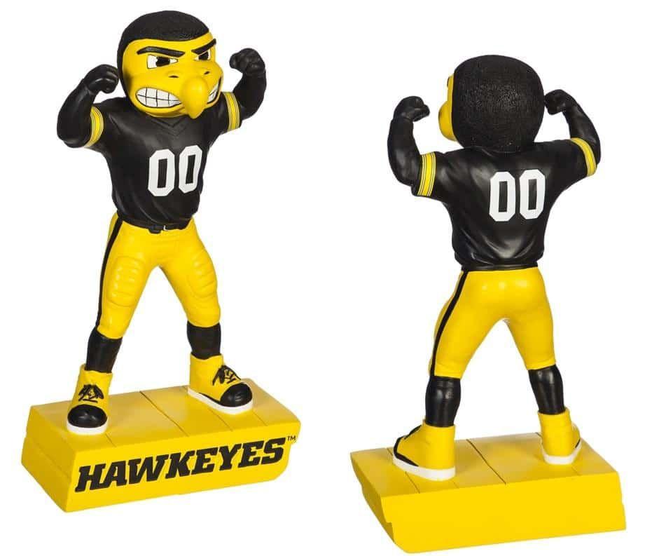 Iowa Hawkeyes Mascot Statue Herky Collectible 12 Inches Tall 84980MS Heartland Flags