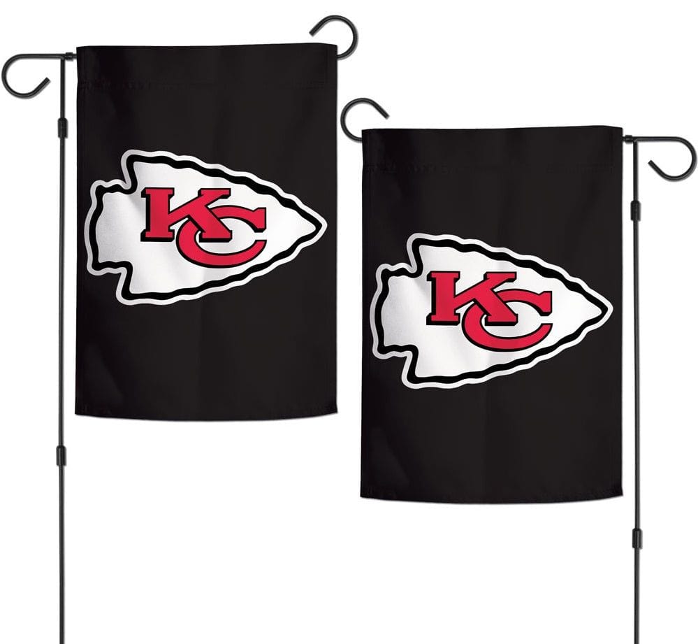 Kansas City Chiefs Garden Flag 2 Sided Black 70977117 Heartland Flags