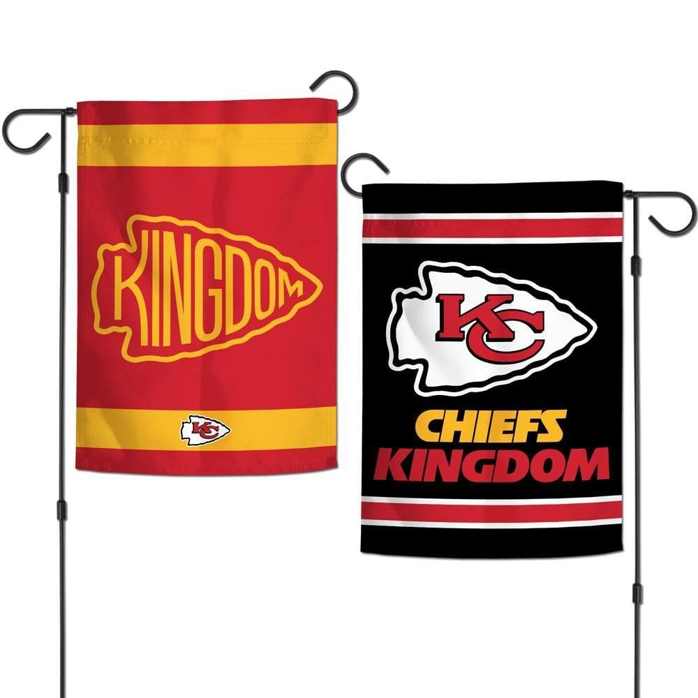 Kansas City Chiefs Kingdom Garden Flag 2 Sided Logo 15817321 Heartland Flags