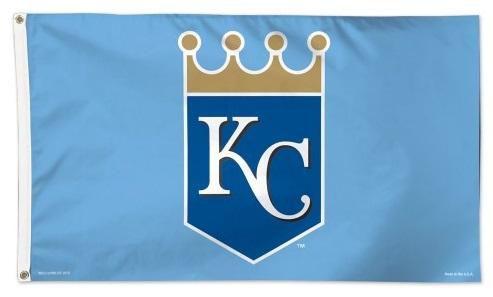 Kansas City Royals Flag 3x5 Crown Logo Light Blue 13736115 Heartland Flags