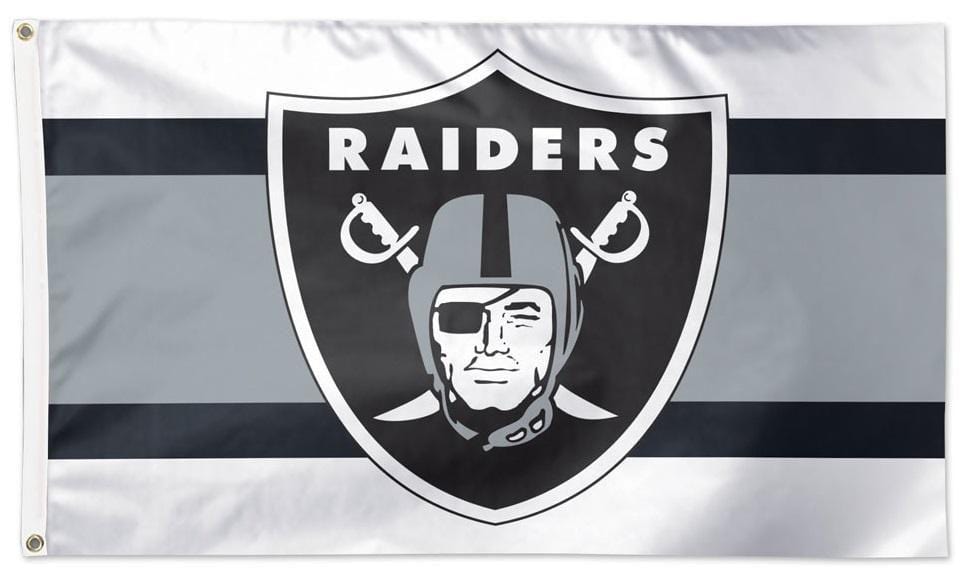 Las Vegas Raiders Flag 3x5 Away Stripe 33033321 Heartland Flags