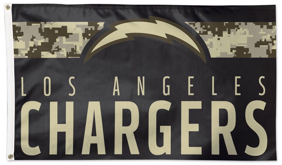 Los Angeles Chargers Flag 3x5 Military Digi Camo NFL