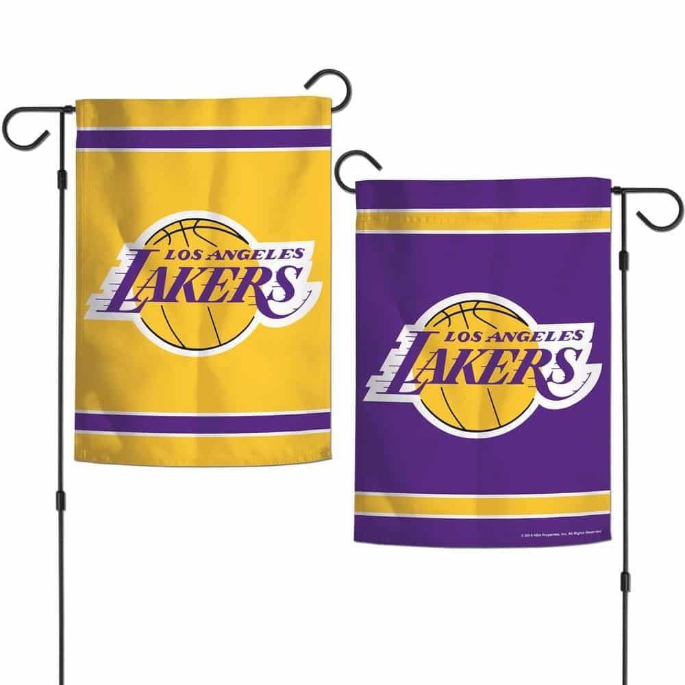 Los Angeles Lakers Garden Flag 2 Sided Logo 85348020 Heartland Flags
