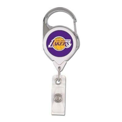 Los Angeles Lakers Retractable Premium Badge Holder 47116011 Heartland Flags