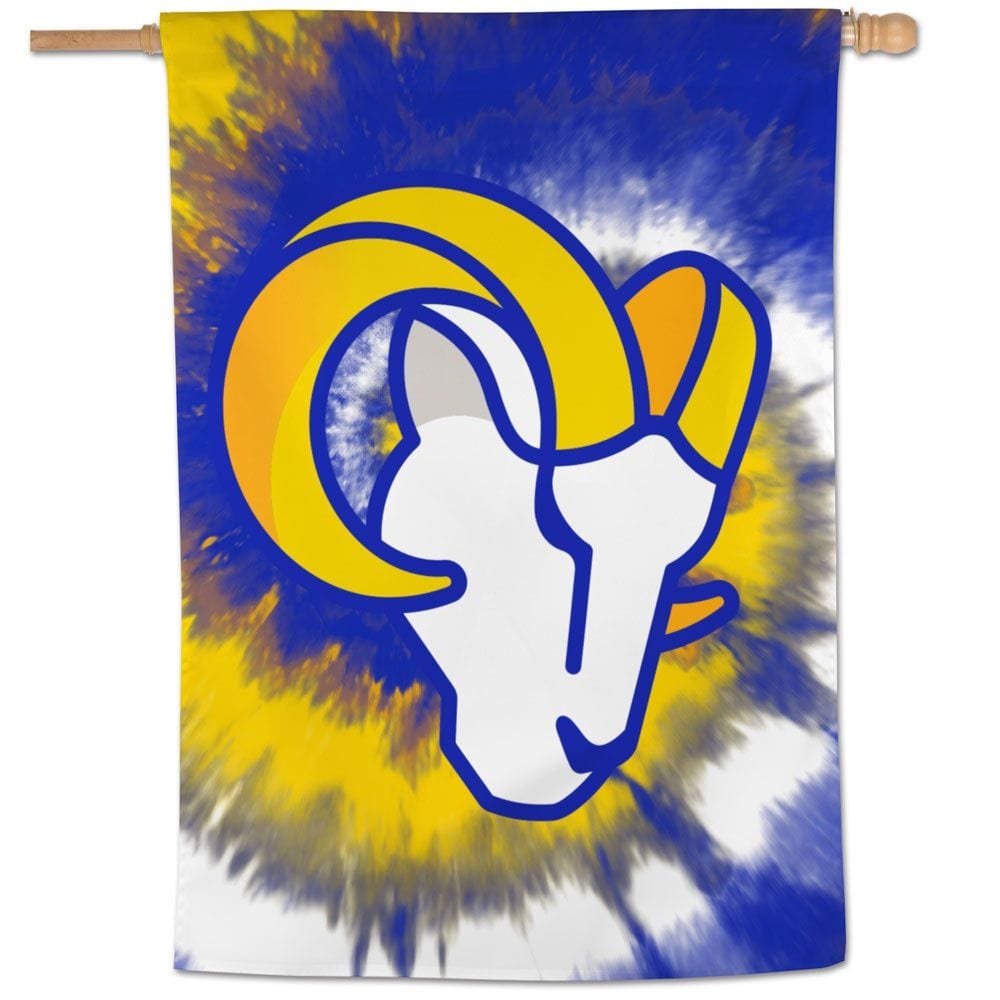 Los Angeles Rams Flag Tie Dye Logo 36861421 Heartland Flags