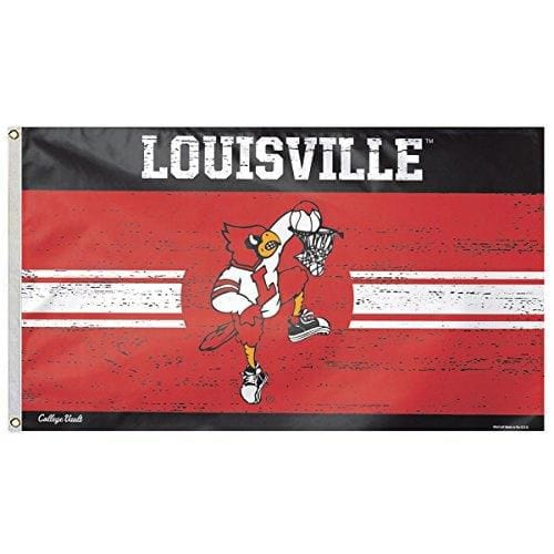 Louisville Cardinals Flag 3x5 Basketball Vault Logo 40798115 Heartland Flags
