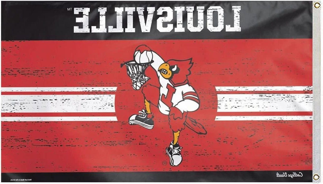 Louisville Cardinals Flag 3x5 Basketball Vault Logo 40798115 Heartland Flags