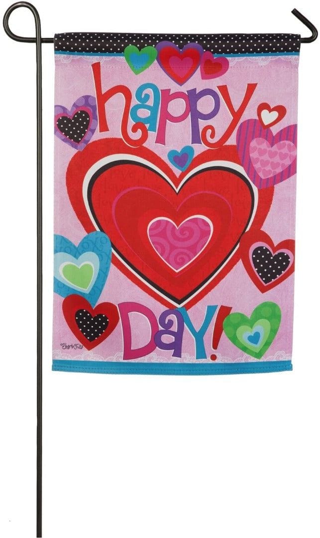 Love Day Garden Flag 2 Sided Valentine 14S4720 Heartland Flags
