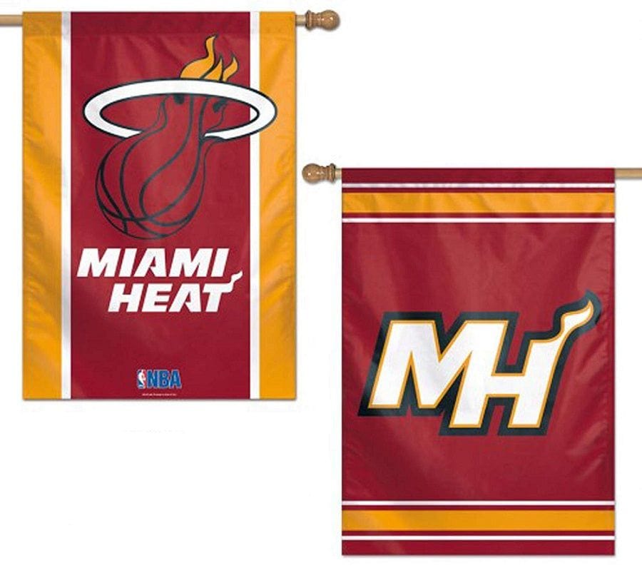 Miami Heat Flag 2 Sided Vertical House Banner 93780013 Heartland Flags
