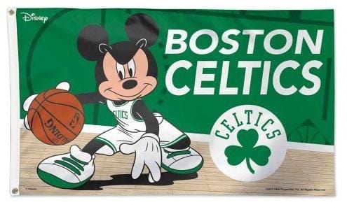 Mickey Mouse Boston Celtics 3x5 Flag Disney 98981018 Heartland Flags
