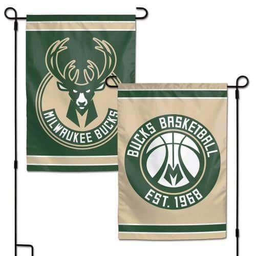 Milwaukee Bucks Garden Flag 2 Sided 25178117 Heartland Flags
