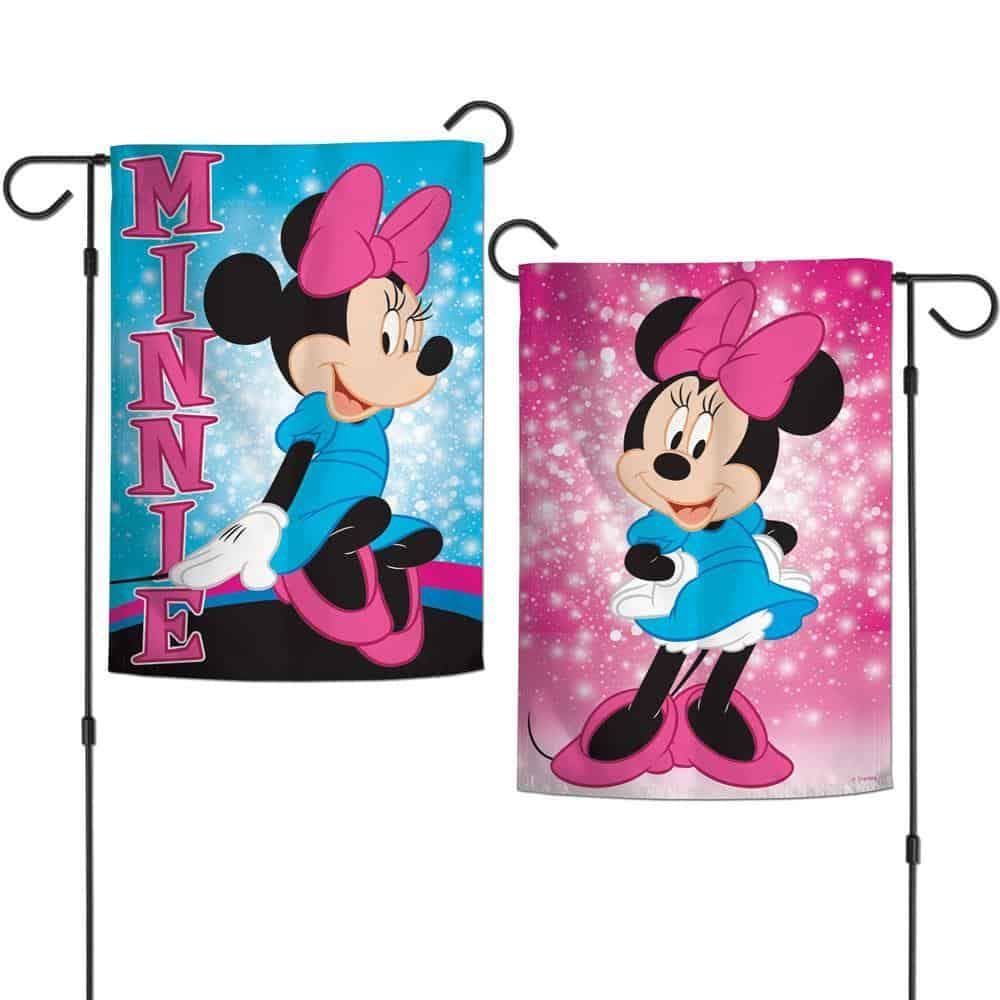Minnie Mouse Garden Flag 2 Sided Sparkle Pink 94786118 Heartland Flags