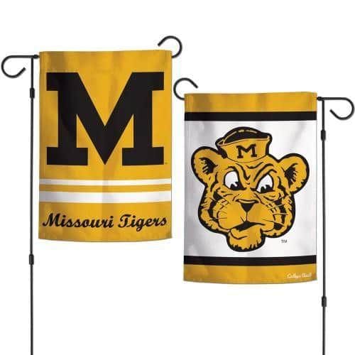 Missouri Garden Flag 2 Sided Tigers Vault Logo 16727218 Heartland Flags