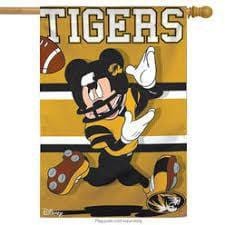 Missouri Tigers Banner Flag Mickey Mouse 82353107 Heartland Flags