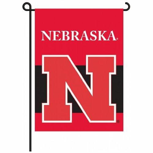 Nebraska Huskers Garden Flag 2 Sided N Logo 83005 Heartland Flags