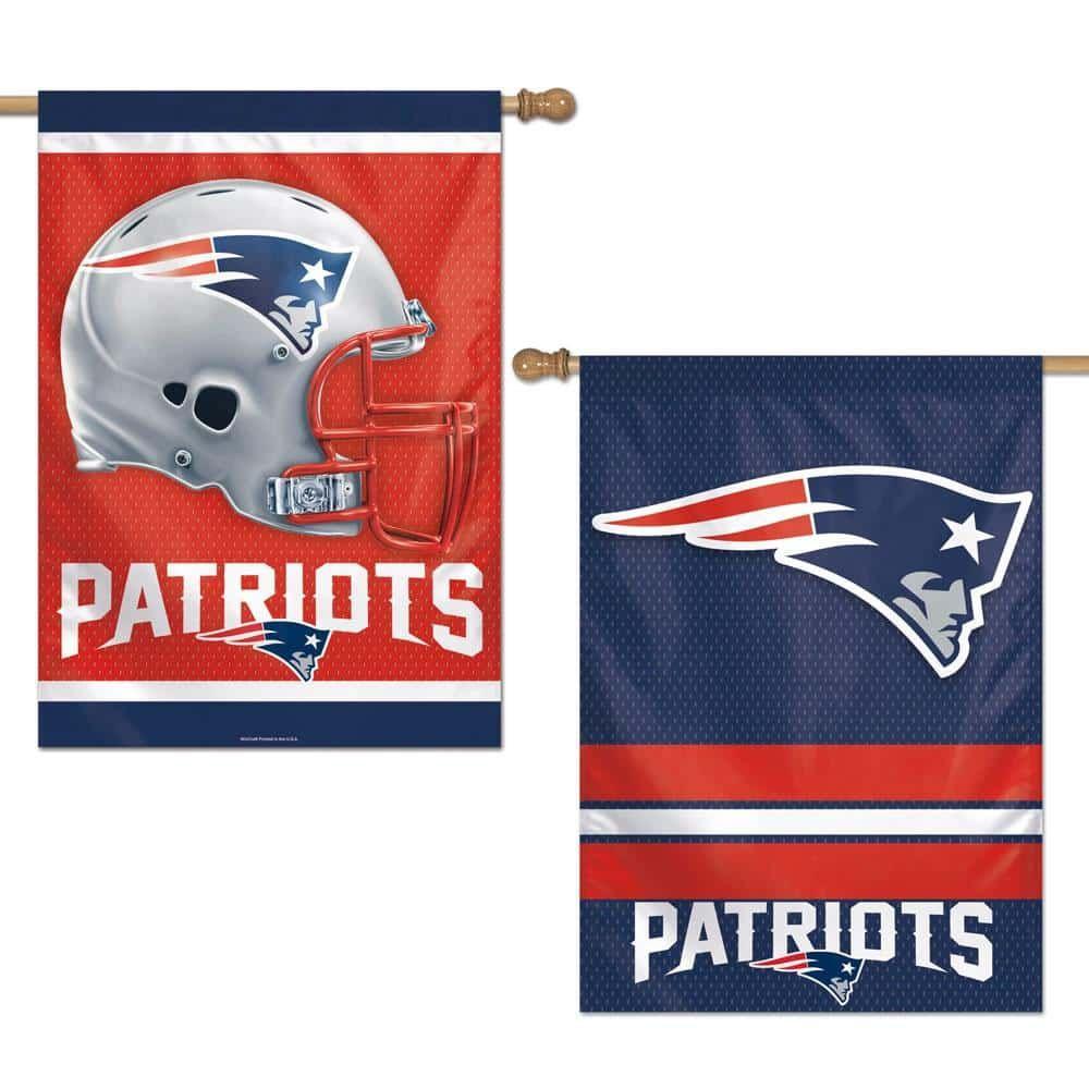 New England Patriots Flag 2 Sided House Flag TWO Designs 20976014 Heartland Flags