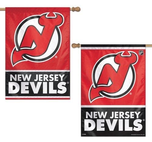 New Jersey Devils Flag 2 Sided Double Logo House Banner 97915013 Heartland Flags