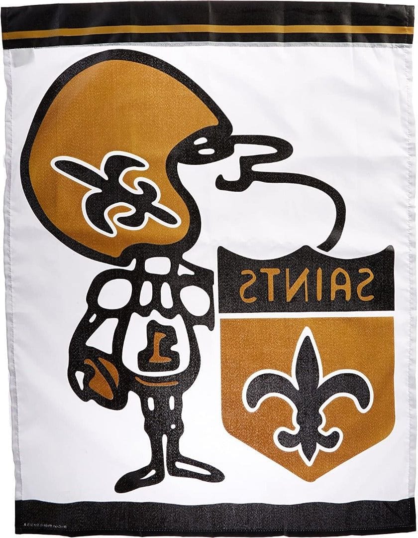 New Orleans Saints Vertical House Flag Sir Saint 77903010 Heartland Flags