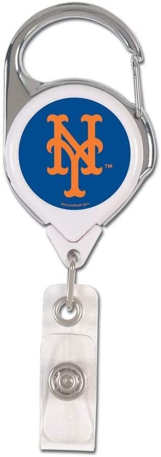 New York Mets Premium 2 Sided Domed ID Badge Holder 47035011 Heartland Flags