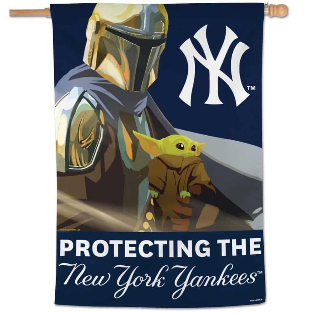 New York Yankees Flag Mandalorian Vertical Banner 26032321 Heartland Flags