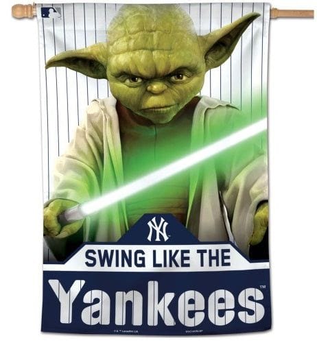 New York Yankees Flag Yoda Swing Like The Yankees House Flag 41228119 Heartland Flags