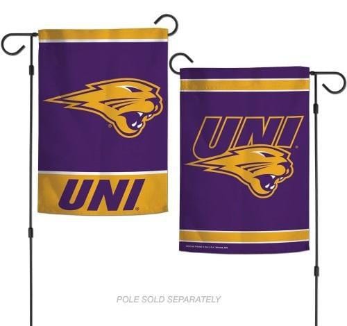 Northern Iowa Panthers 2 Sided Garden Flag UNI Double Logo Design 80745117 Heartland Flags