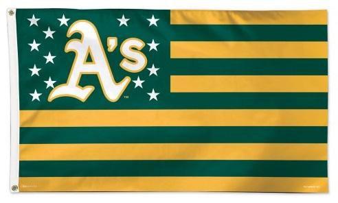 Oakland Athletics Flag 3x5 Americana Stars and Stripes 02701115 Heartland Flags