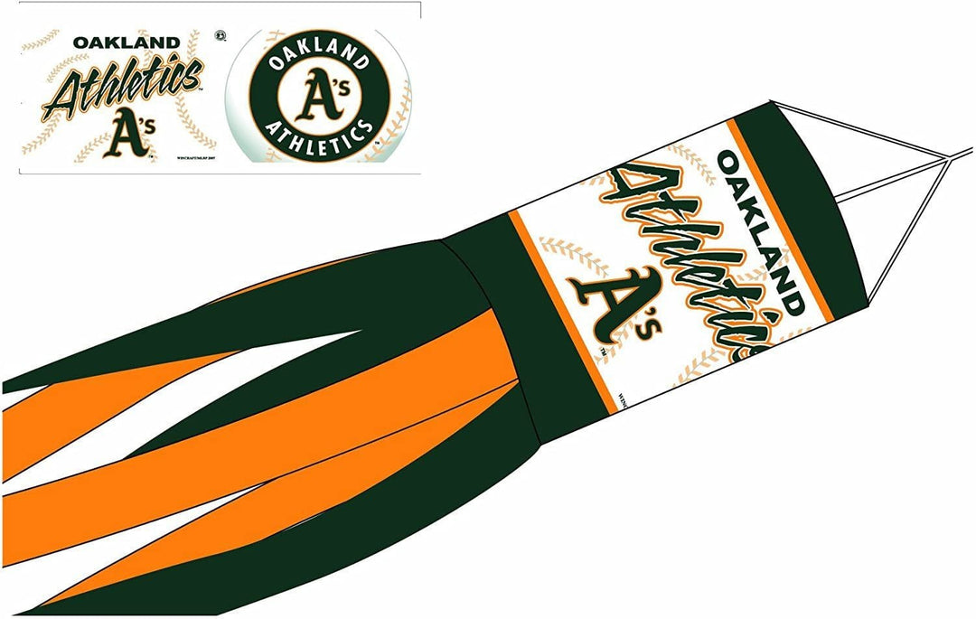 Oakland Athletics Windsock 57 Inches Long 597904 Heartland Flags