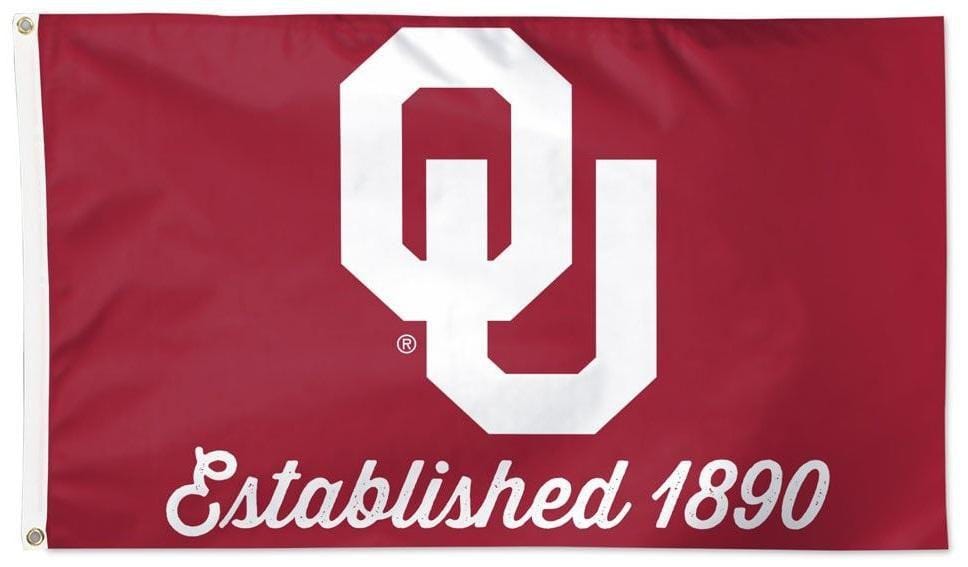 Oklahoma Sooners Flag 3x5 Established 1890 27190321 Heartland Flags