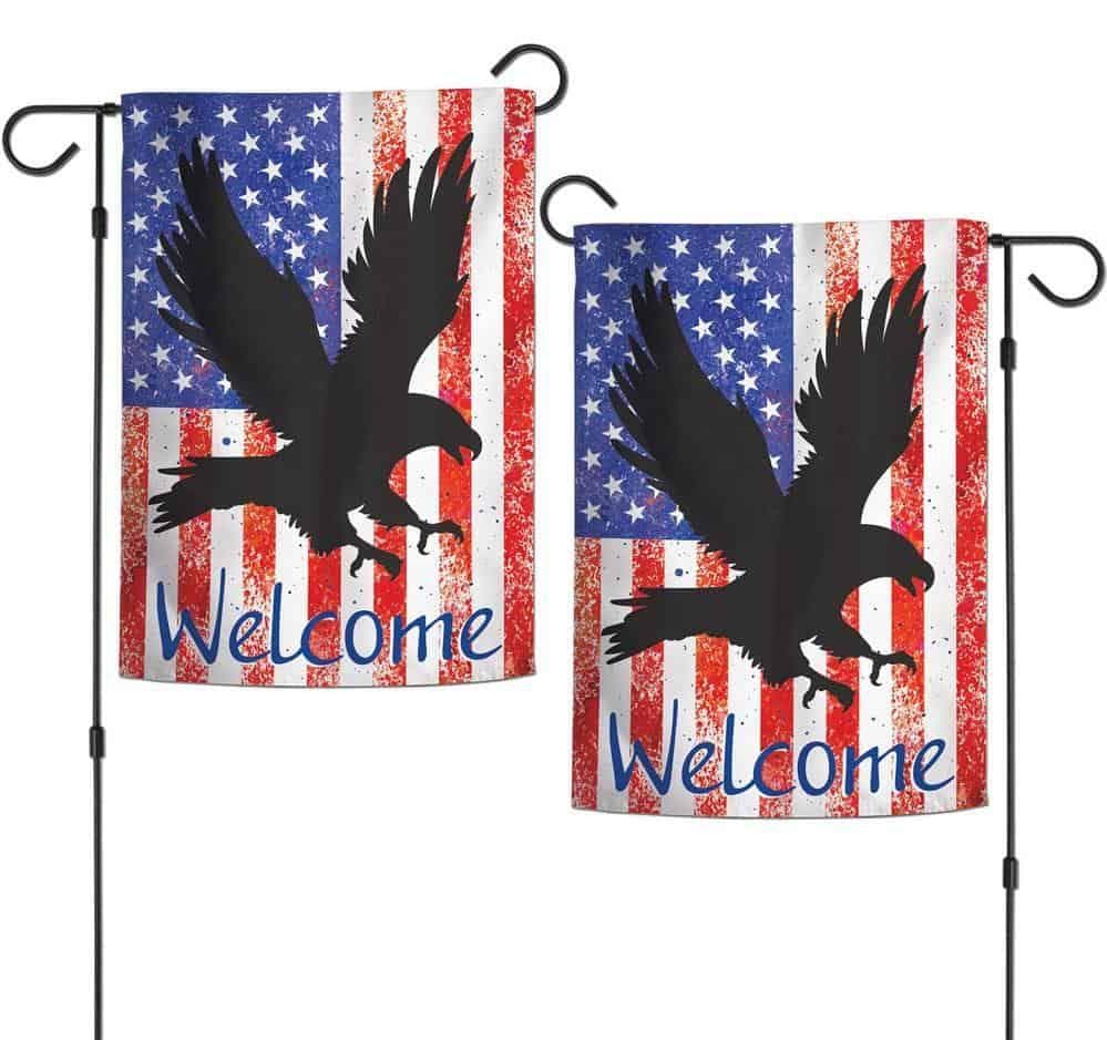 Patriotic Black Eagle Garden Flag 2 Sided 24077220 Heartland Flags